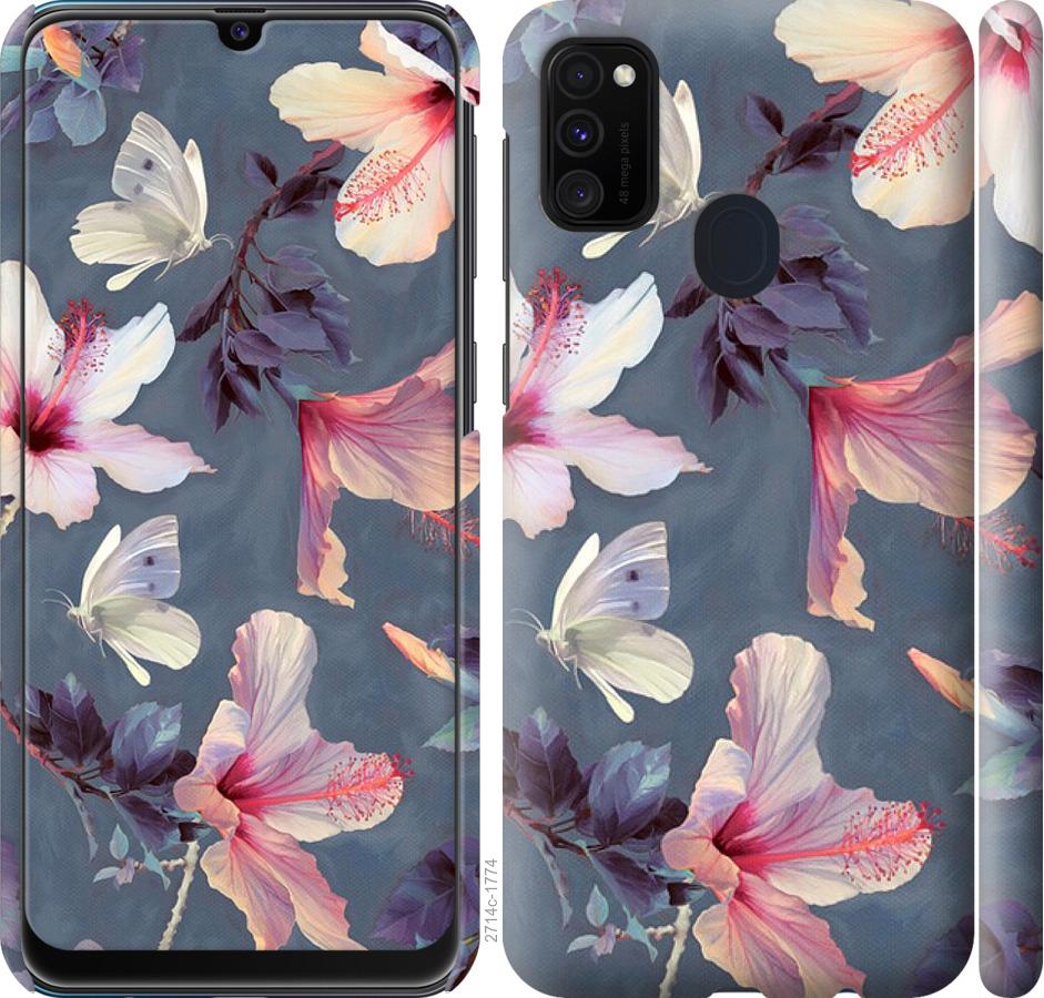 

Чохол на Samsung Galaxy M21 M215F Намальовані квіти