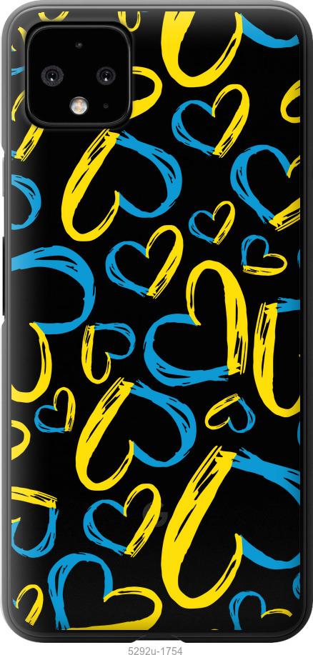 

Чехол на Google Pixel 4 XL Сердца UA