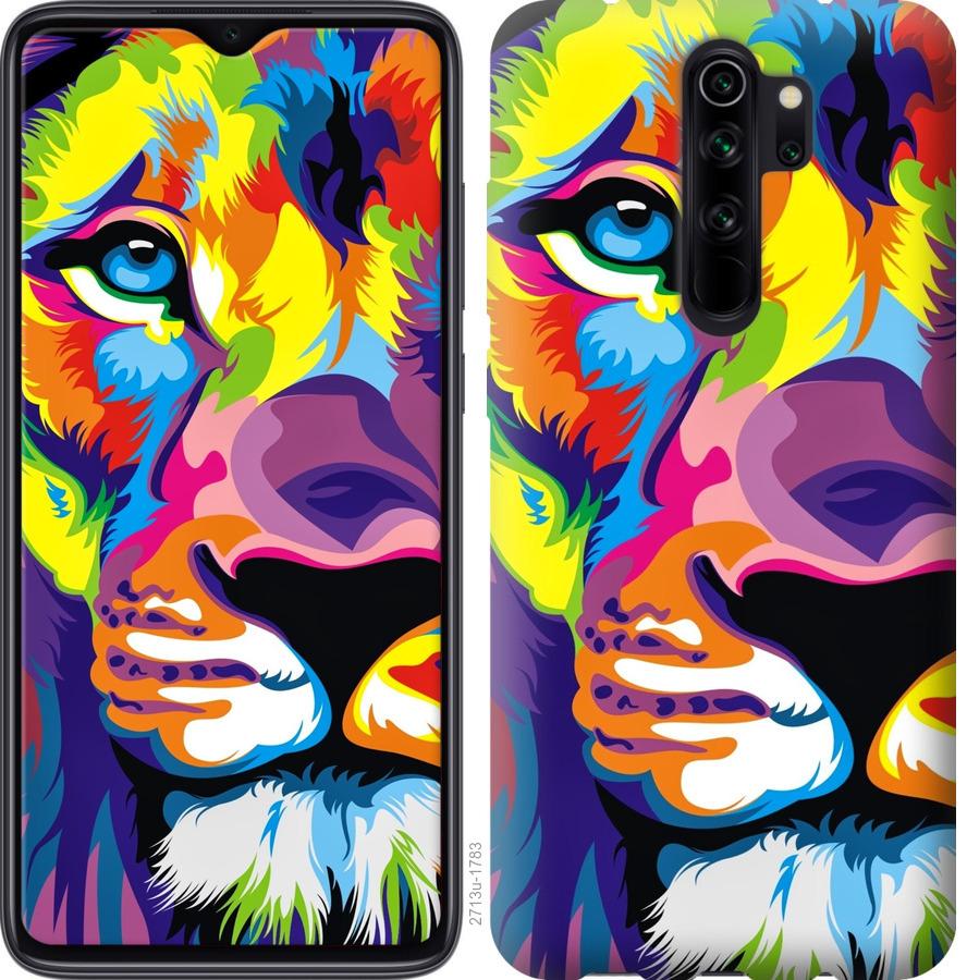 

Чохол на Xiaomi Redmi 9 Різнобарвний лев