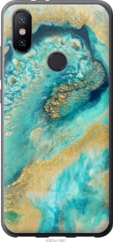 

Чохол на Xiaomi Mi Mix 3 Green marble