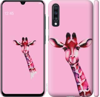 

Чохол на Samsung Galaxy A70 2019 A705F Рожева жирафа