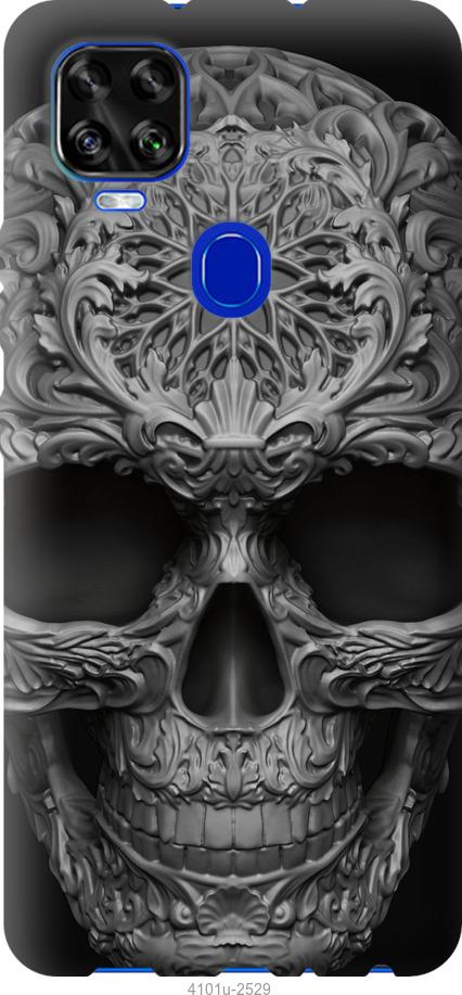 

Чехол на ZTE Blade V2020 skull-ornament