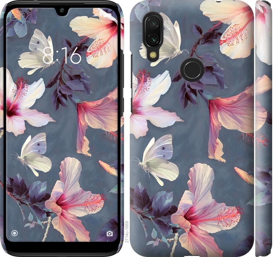 

Чохол на Xiaomi Redmi 7 Намальовані квіти