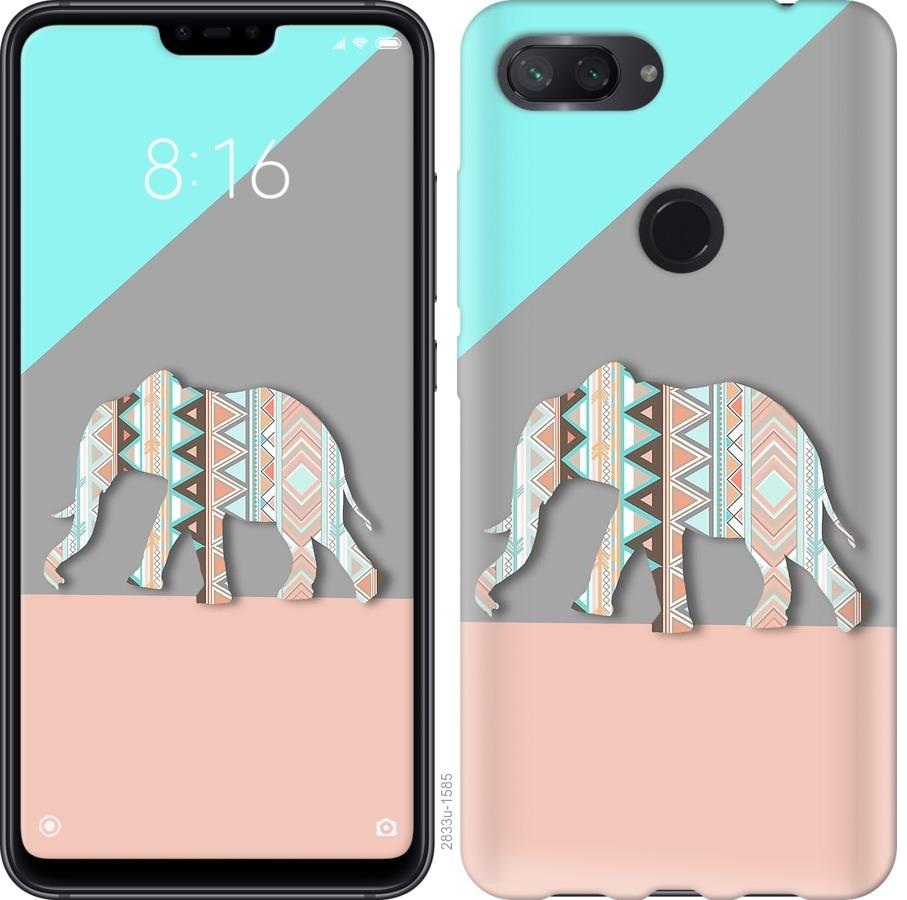 

Чохол на Xiaomi Mi 8 Lite Візерунчастий слон