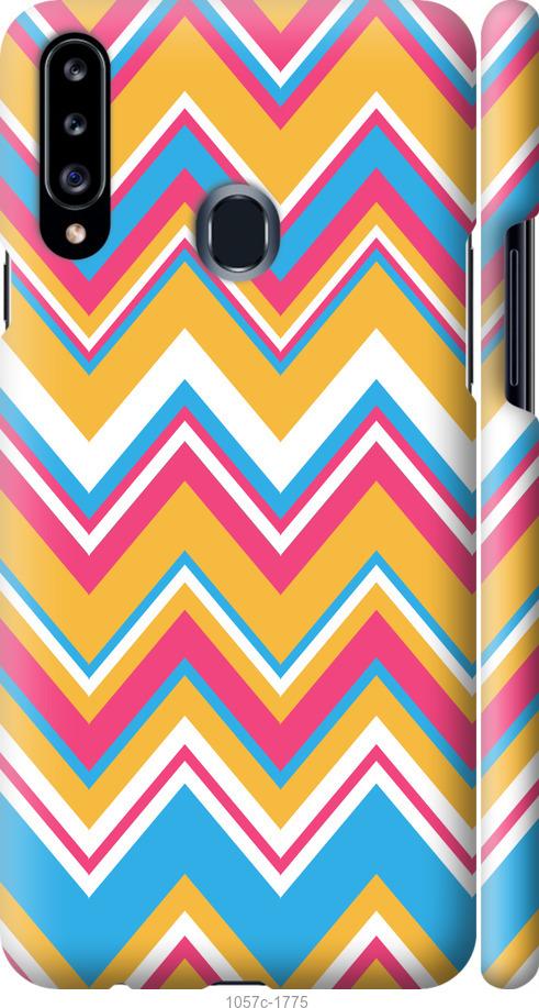 Чехол на Samsung Galaxy A20s A207F Шеврон v2