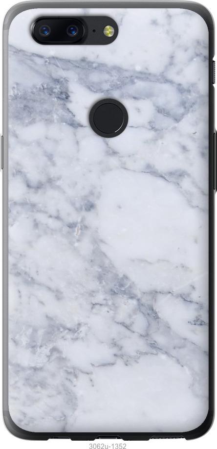 

Чехол на OnePlus 5T Голубой мрамор