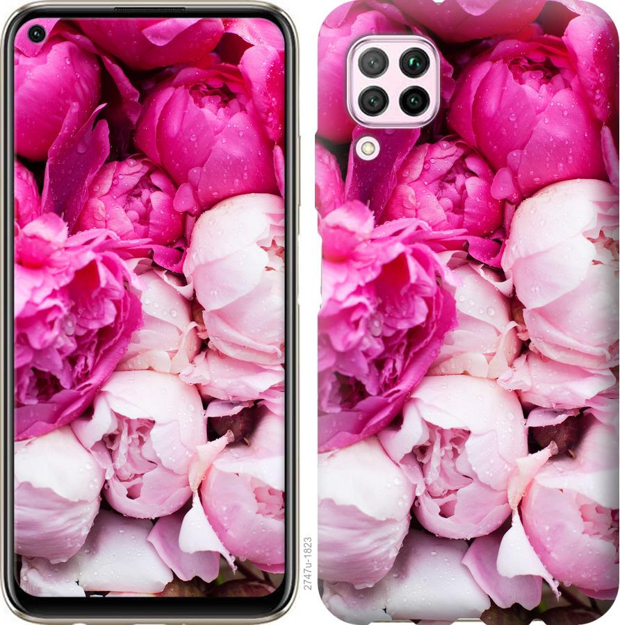 

Чохол на Huawei P40 Lite Рожеві півонії