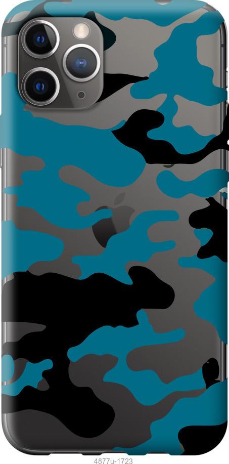 Чехол на iPhone 12 Pro Max Камуфляж прозрачный фон