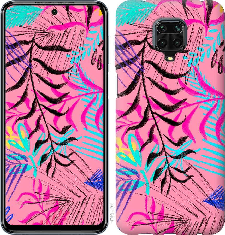

Чохол на Xiaomi Redmi Note 9 Pro Рослинний візерунок 2