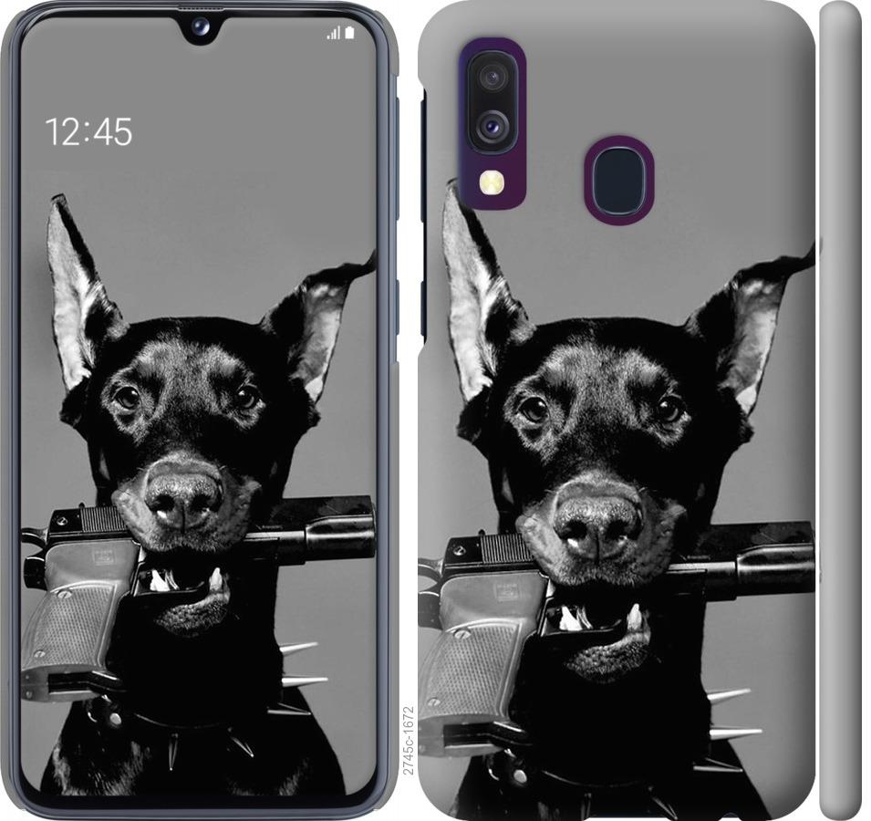 

Чохол на Samsung Galaxy A40 2019 A405F Доберман