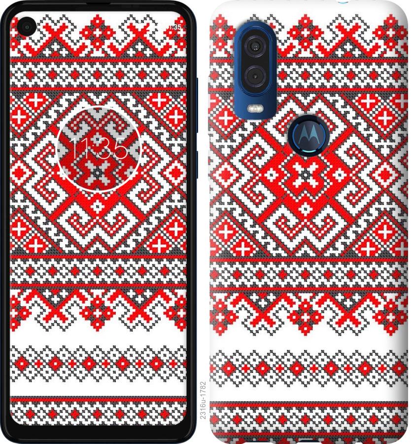 

Чохол на Motorola One Vision Вишиванка
