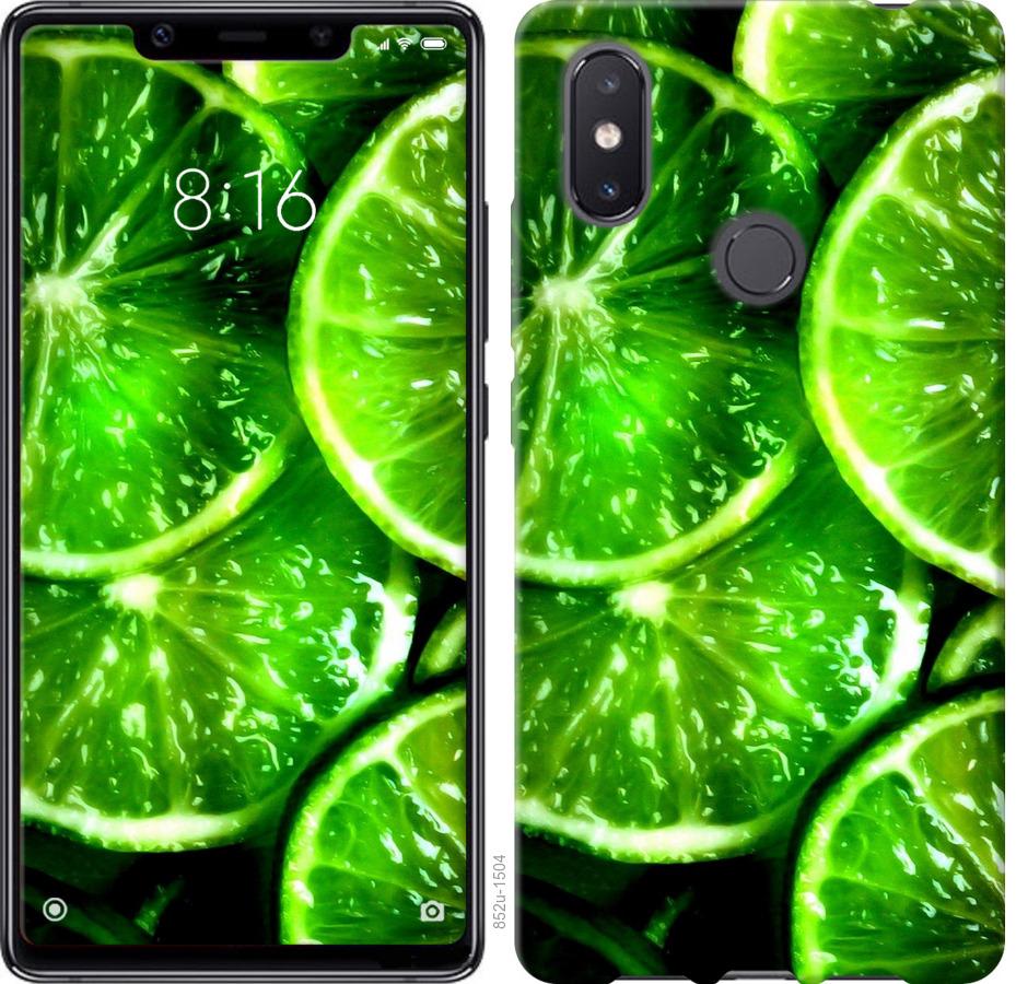 

Чохол на Xiaomi Mi8 SE Зелені часточки лимона
