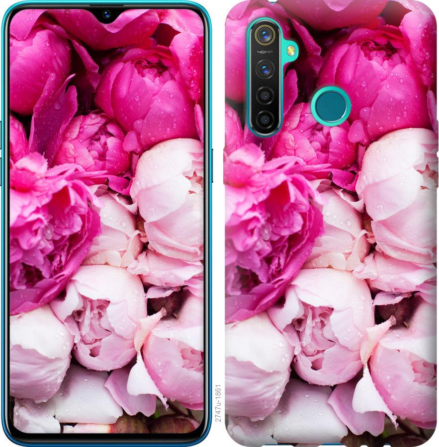 

Чохол на Realme 5 Pro Рожеві півонії