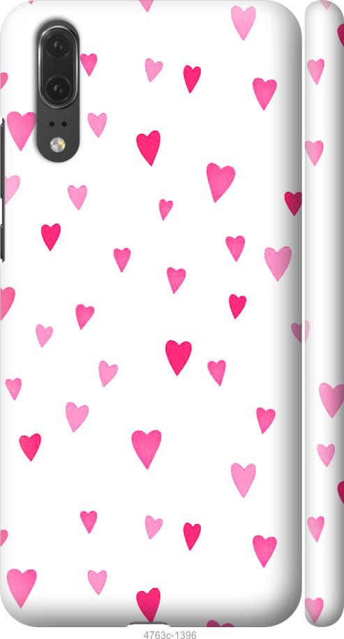

Чехол на Huawei P20 Сердечки 2