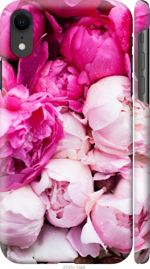 

Чохол на iPhone XR Рожеві півонії