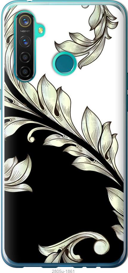 

Чехол на Realme 5 Pro White and black 1