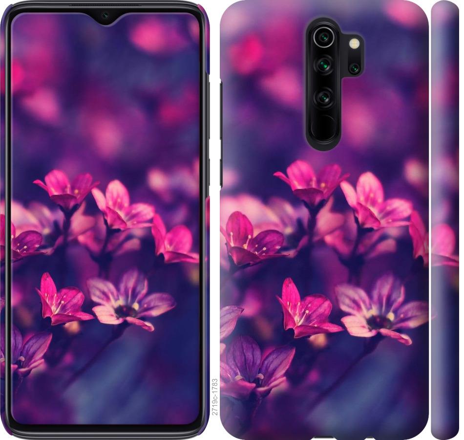 

Чохол на Xiaomi Redmi Note 8 Pro Пурпурні квіти