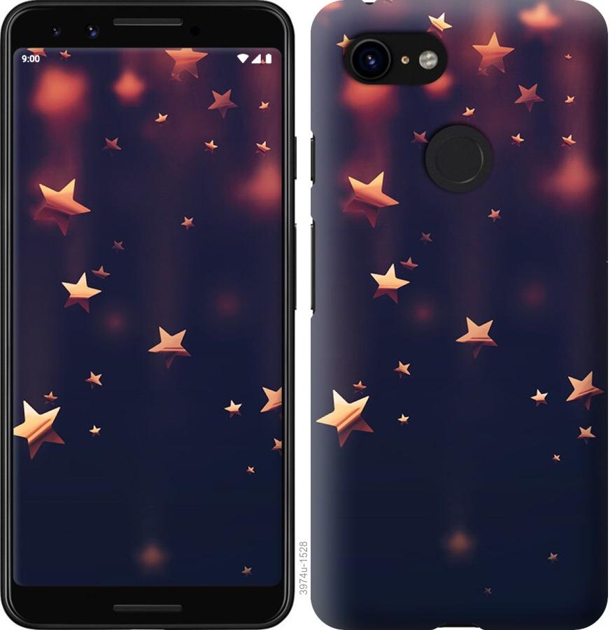

Чехол на Google Pixel 3 Падающие звезды