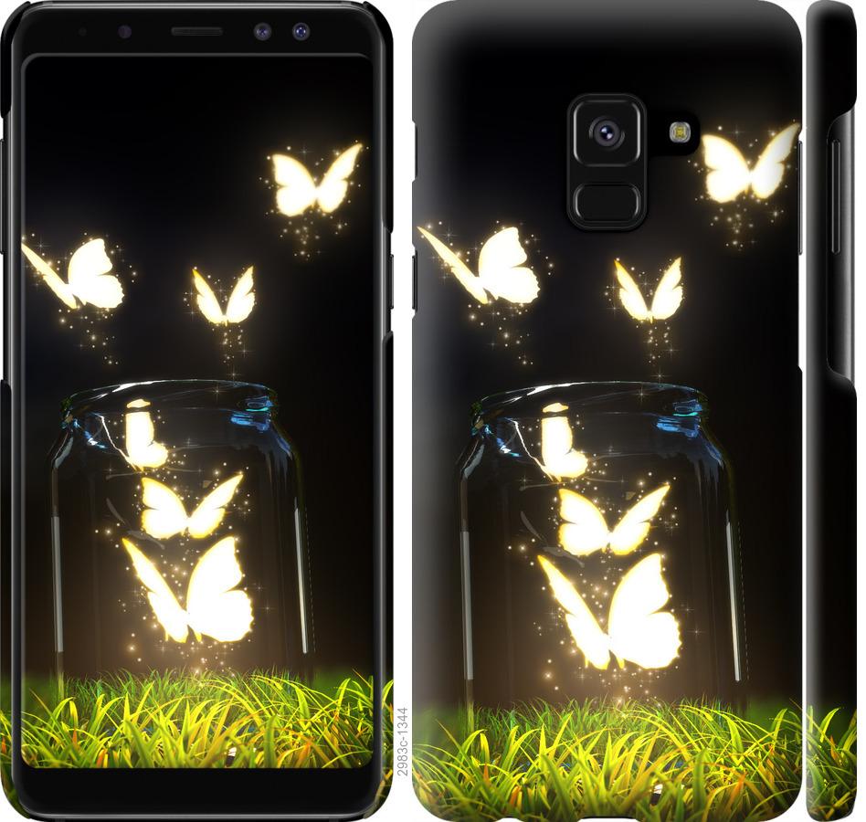 

Чохол на Samsung Galaxy A8 2018 A530F Сяючі метелики