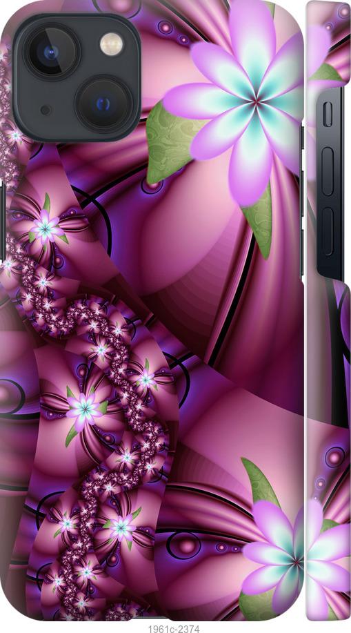 

Чехол на iPhone 13 Цветочная мозаика