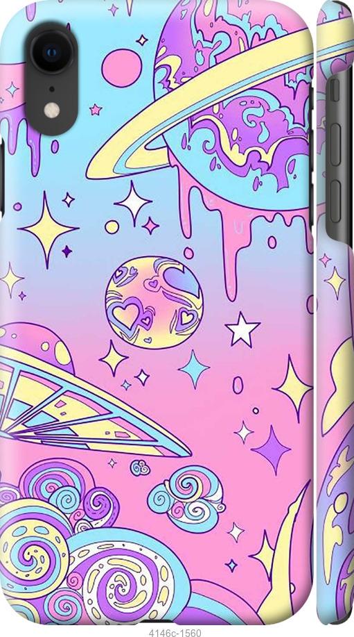 

Чохол на iPhone XR Рожева галактика