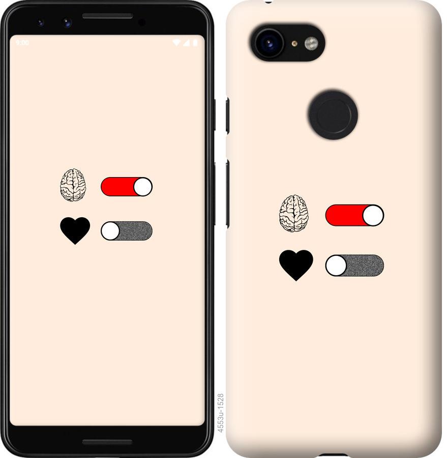 

Чехол на Google Pixel 3 Любовь и ум