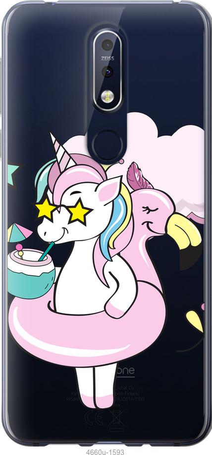 

Чехол на Nokia 7.1 Crown Unicorn