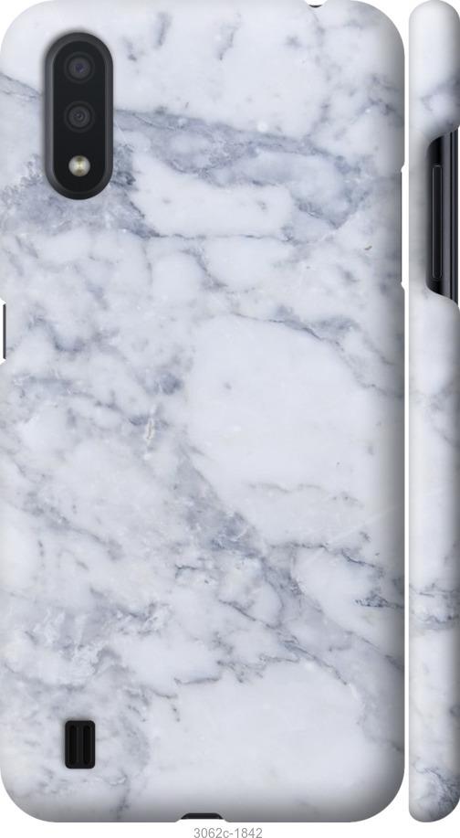 

Чохол на Samsung Galaxy A01 A015F Блакитний мармур