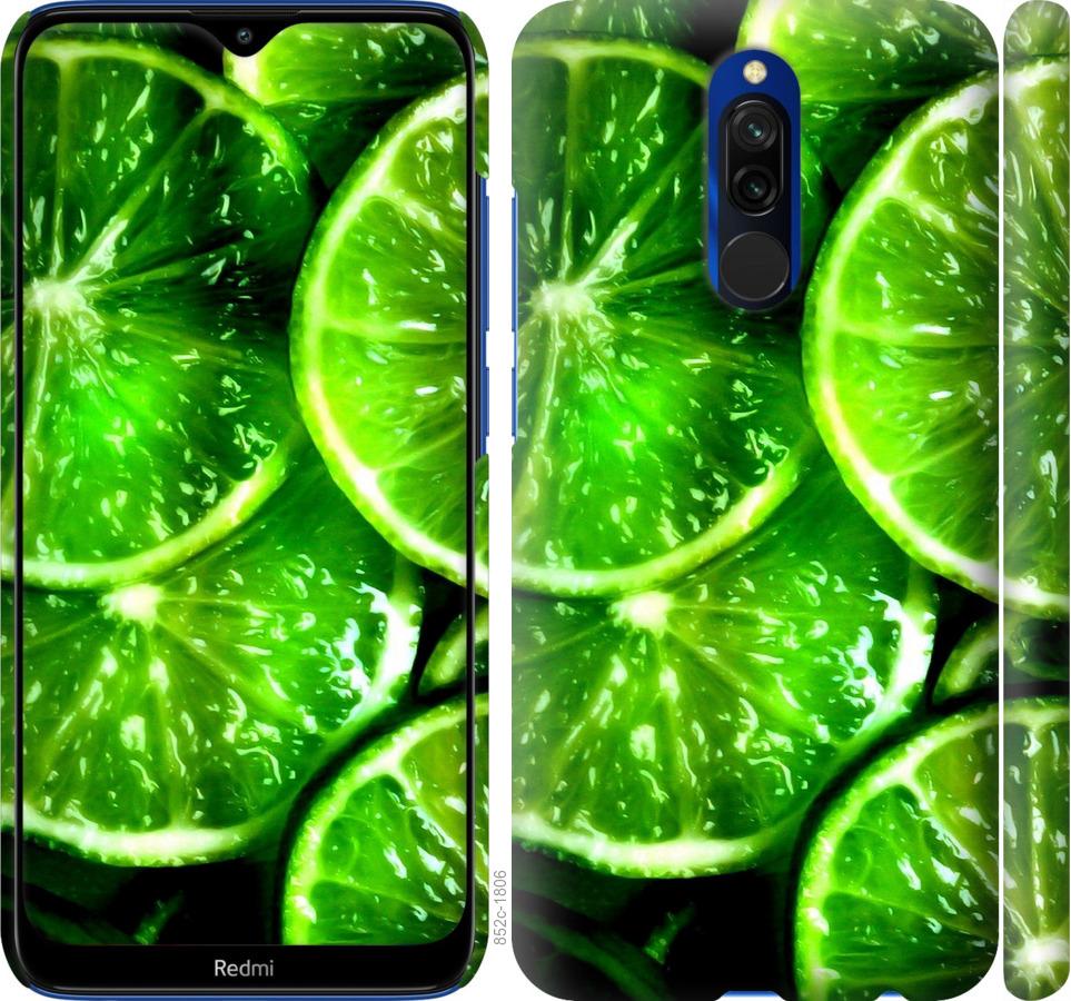 Чохол на Xiaomi Redmi 8 Зелені часточки лимона