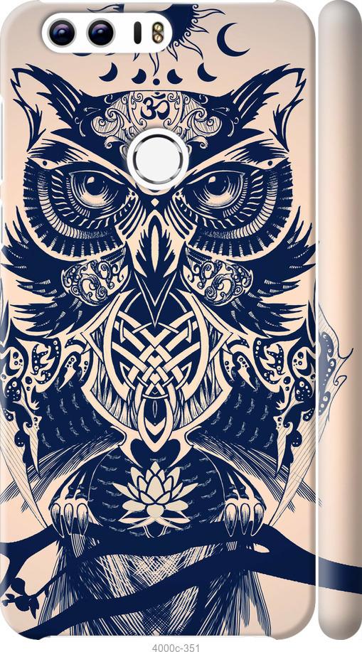 

Чехол на Huawei Honor 8 Узорчатая сова