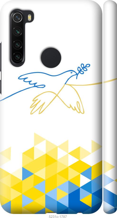 Чехол на Xiaomi Redmi Note 8 Птица мира