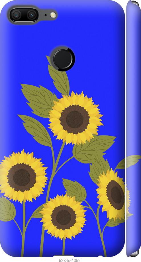 

Чохол на Huawei Honor 9 Lite Подсолнухи v2