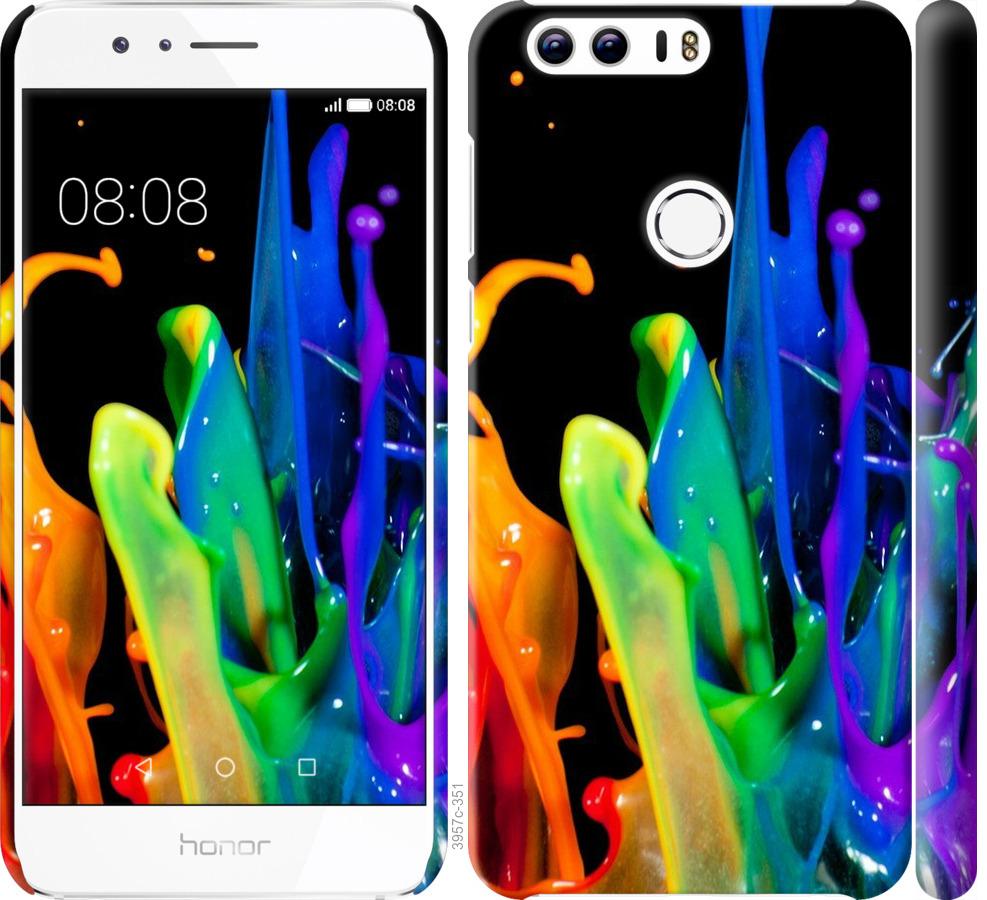 

Чохол на Huawei Honor 8 бризки фарби