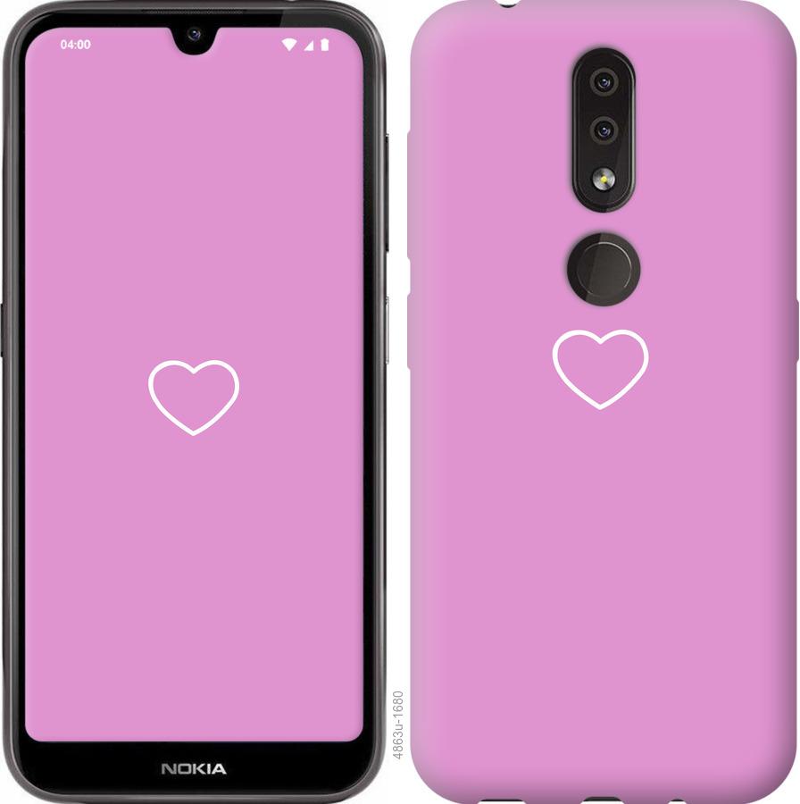 

Чохол на Nokia 4.2 серце 2