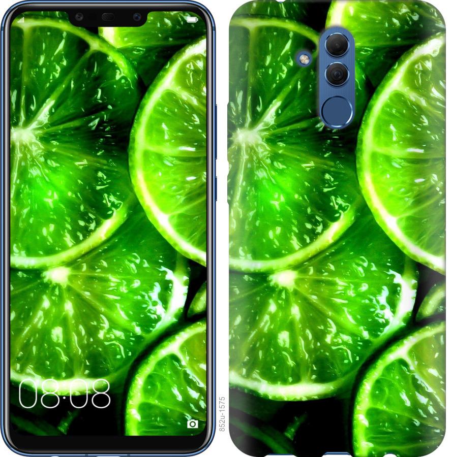 

Чохол на Huawei Mate 20 Lite Зелені часточки лимона