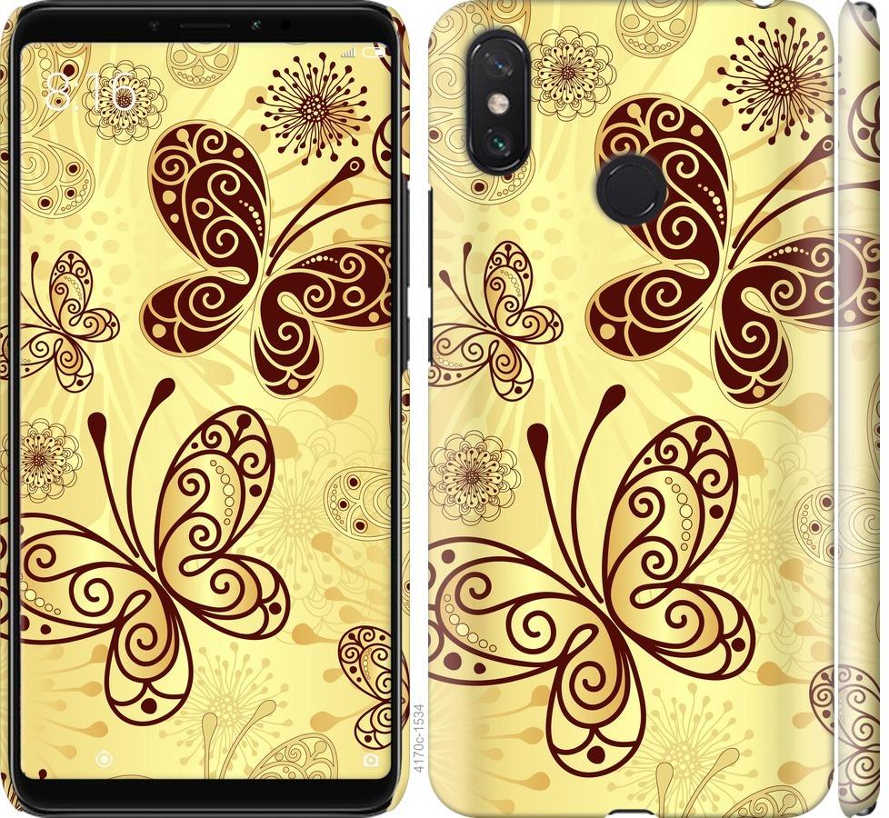 

Чехол на Xiaomi Mi Max 3 Красивые бабочки