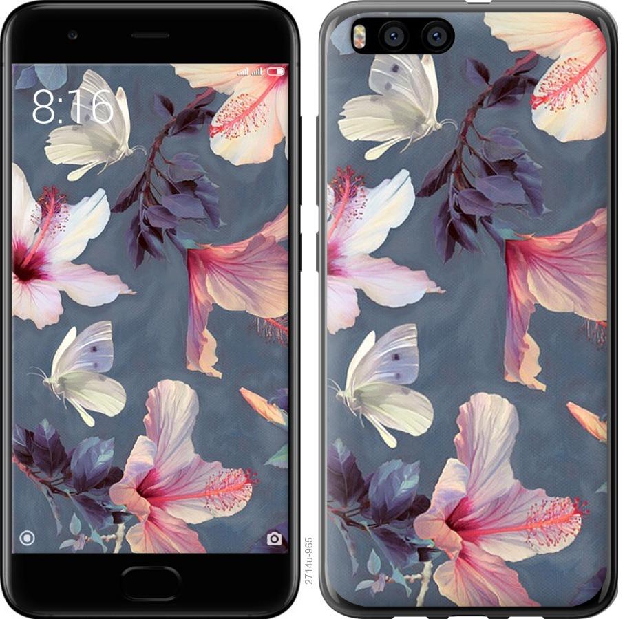 

Чохол на Xiaomi Mi Note 3 Намальовані квіти