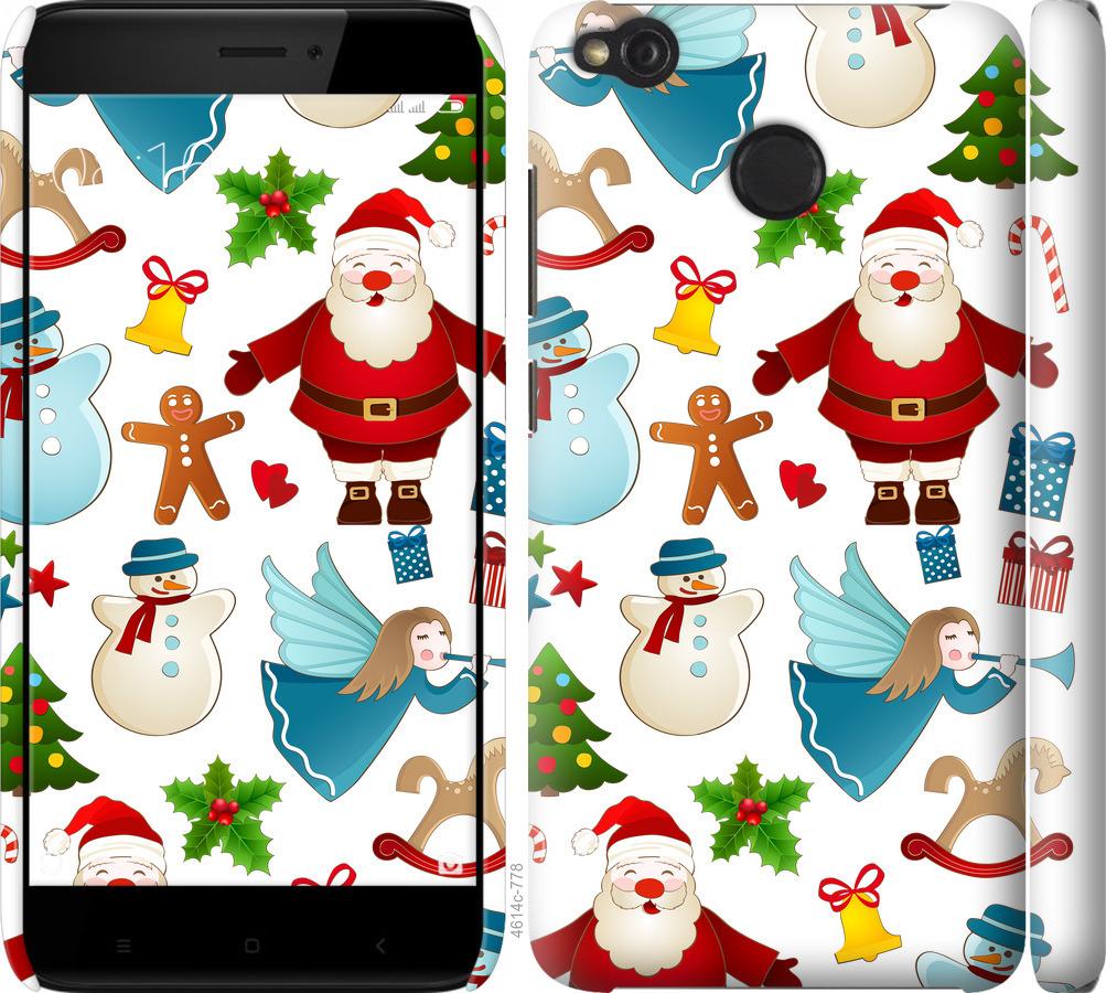 

Чехол на Xiaomi Redmi 4X Новогодний 1