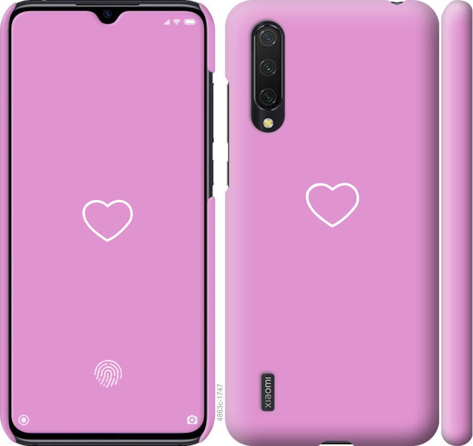 Чехол на Xiaomi Mi CC9 Сердце 2