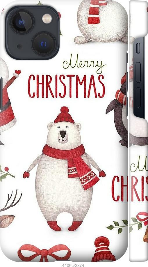 

Чехол на iPhone 13 Merry Christmas