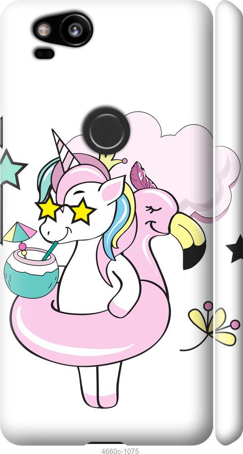 

Чехол на Google Pixel 2 Crown Unicorn
