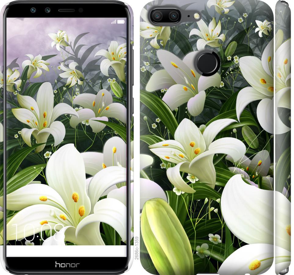 

Чохол на Huawei Honor 9 Lite білі лілії