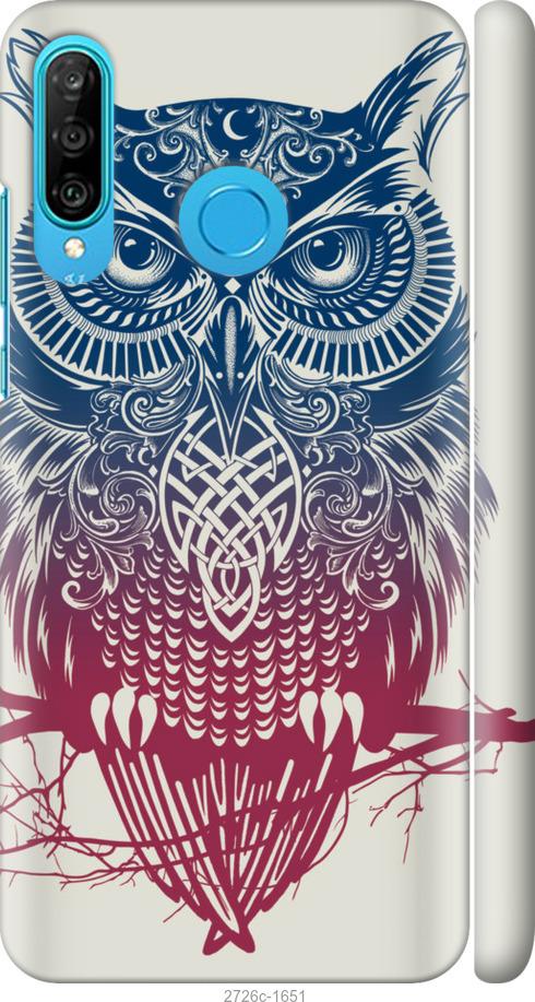 

Чехол на Huawei P30 Lite Сова 2