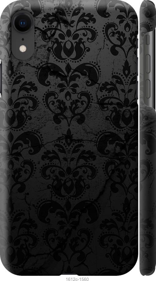 

Чехол на iPhone XR узор черный