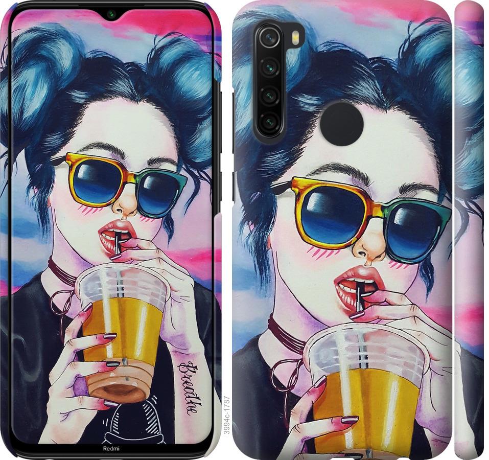 

Чехол на Xiaomi Redmi Note 8T Арт-девушка в очках