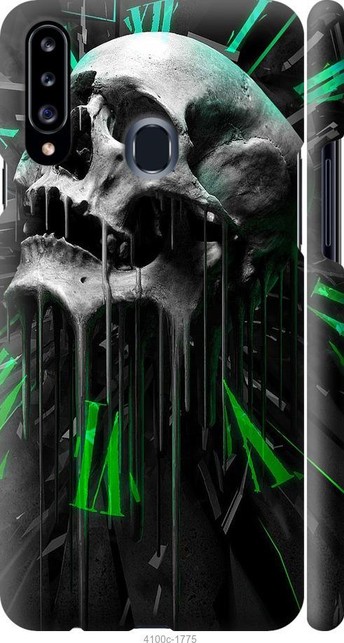 

Чехол на Samsung Galaxy A20s A207F Череп-часы