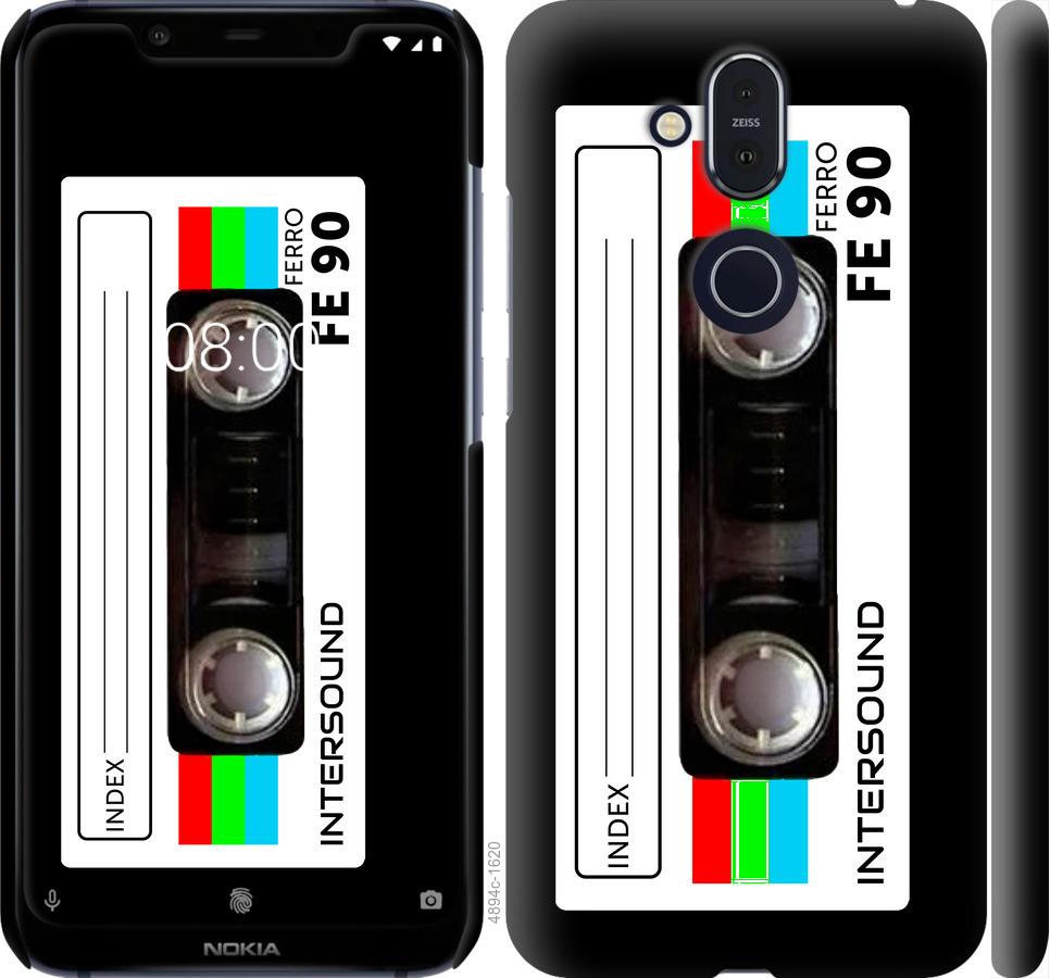 

Чехол на Nokia 8.1 Кассета с90