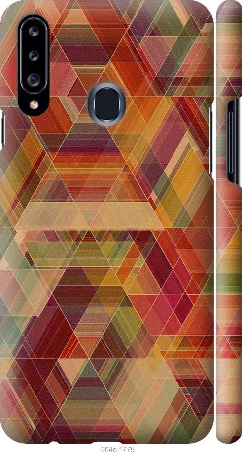 Чехол на Samsung Galaxy A20s A207F Геометрический узор