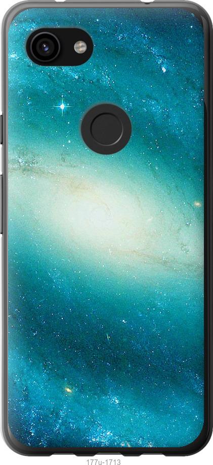 

Чехол на Google Pixel 3a XL Голубая галактика