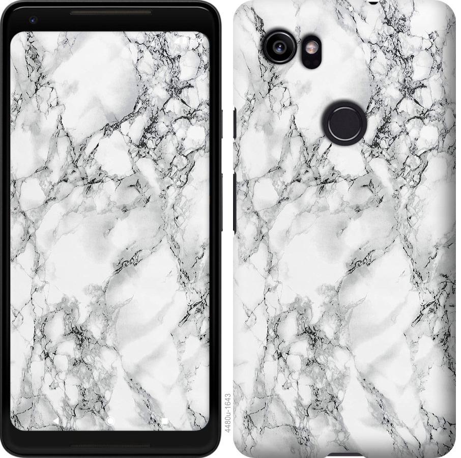 

Чохол на Google PixeL 2 XL мармур білий